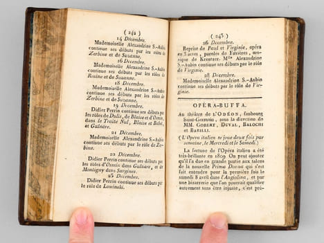 L'Opinion du Parterre, ou Revue de tous les Théatres de Paris. Septième année. Anonyme ; [ LEMAZURIER, Pierre-David ; PILLET, Fabien  ]