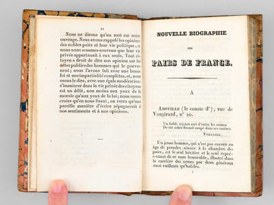 Biographie Nouvelle et Complète des Pairs de France, comprenant les 76 Pairs de la promotion du 5 nov. 1827 [ Edition originale ]