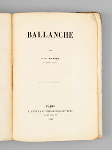 Ballanche [ Edition originale ]