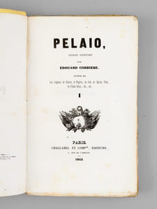 Pélaïo. Roman maritime entièremen inédit (2 Tomes - Complet) [ Edition originale ]