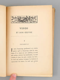 Verdi et son oeuvre [ Edition originale - Livre dédicacé par l'auteur ]
