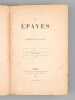 Les Epaves [ Edition originale - Livre dédicacé par l'auteur à Anatole France ]. LACAUSSADE, Auguste