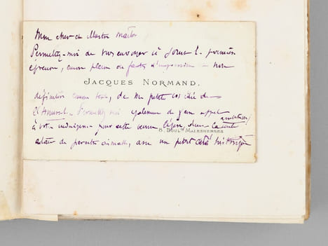 A Tire-d'Aile. Poésies. [ Edition originale - Avec une carte autographe signée de l'auteur ]. NORMAND, Jacques