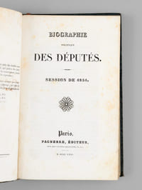Biographie politique des Députés. Session de 1831 [ Avec : ] Tableau figuratif de la Chambre des Députés. Session de 1831 par F. Saint-Eloy, Huissier de cette Chambre