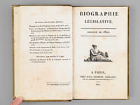 Biographie Législative. Session de 1820