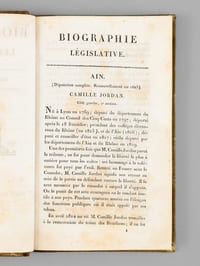 Biographie Législative. Session de 1820