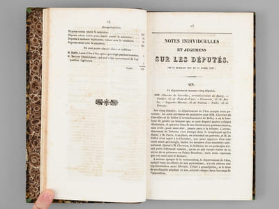 Aide-toi, Le Ciel t'Aidera. Comptes-Rendus des Sessions Législatives. Compte-Rendu de la Session de 1831 pour faire suite aux Notes et Jugemens sur la Chambre de 1830 [ Edition  originale] 