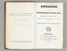 Biographie des Ministres Français, depuis Juillet 1789 jusqu'à ce jour. Édition faite sur celle de Paris, corrigée et augmentée de 28 articles ...