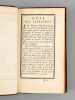 Conseils de l'Amitié. ANONYME ; [ PERNETY, Abbé Jacques ; PERNETTI ]