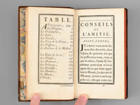 Conseils de l'Amitié