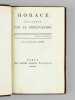 Horace éclairci par la Ponctuation. CROFT, Le Chevalier ; [ CROFT, Sir Herbert ]