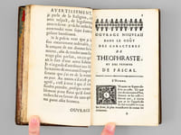 Suite des Caractère de Théophraste, et des Pensées de Mr. Pascal
