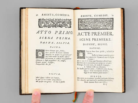 L'Aminte du Tasse. Pastorale Traduite de l'Italien en Vers François. TASSO, Torquato ; [LE TASSE  ] ; (TORCHE, Abbé Antoine)