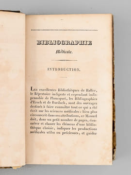 Précis de Bibliographie Médicale, contenant l'indication et la classification des ouvrages les meilleurs, Les plus utiles, la description des livres ...