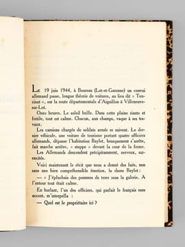 Crimes de guerre en Agenais [ exemplaire dédicacé par l'auteur ]. BRISSAUD, Jacques
