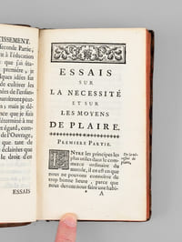 Essais sur la Nécessité et sur les Moyens de Plaire [ Avec : ] Contes des Fées
