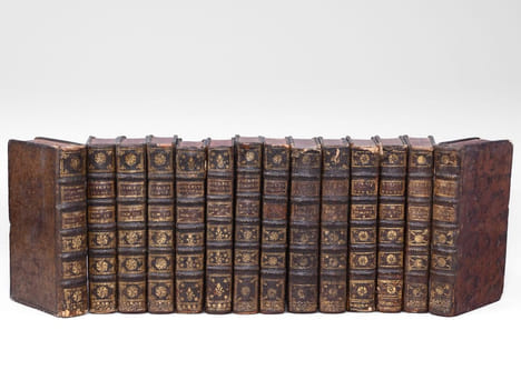 Bibliothèque Françoise, ou Histoire de la Littérature Françoise. (14 Tomes : Tomes I à XIV) Dans laquelle on montre l'utilité que l'on peut retirer ...