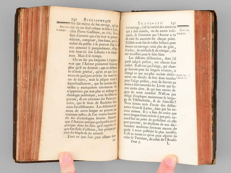 Bibliothèque Françoise, ou Histoire de la Littérature Françoise. (14 Tomes : Tomes I à XIV) Dans laquelle on montre l'utilité que l'on peut retirer ...