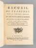 Recueil de Planches, pour la nouvelle édition du Dictionnaire raisonné des Sciences, des Arts et des Métiers. Tome Second [ Encyclopédie, ou ...