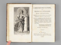 L'Heureuse Nation, ou Relations du Gouvernement des Féliciens, Peuple souverainement Libre sous l'Empire absolu de ses Loix (2 Tomes - Complet) [ Edition originale ]