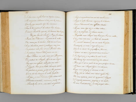 [ Manuscrit : ] Essais Poétiques, offerts en hommage à Leurs Altesses Royales Messeigneurs les Ducs de Nemours et d'Aumale, dignes fils de Sa Majesté ...