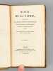 Manuel de la Pairie, contenant la Charte constitutionnelle, les Ordonnances et Réglements relatifs à la Chambre des Pairs.. ANONYME