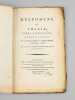 Melpomène et Thalie, Poëme allégorique, en deux Chants, Lu à la Séance publique de l'Institut National, le 15 Nivôse, an VII [ Edition originale - ...