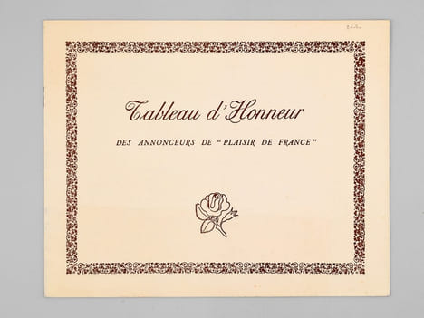Plaisir de France, Revue mensuelle ( Année 1954 complète, 12 numéros reliés en deux volumes ) [ On joint : ] Tableau d'Honneur des Annonceurs de ...
