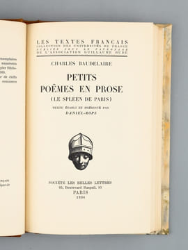 Petits poëmes en prose (Le Spleen de Paris). BAUDELAIRE, Charles ; DANIEL-ROPS (édit.)