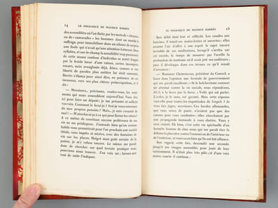 Le soliloque de Maurice Barès