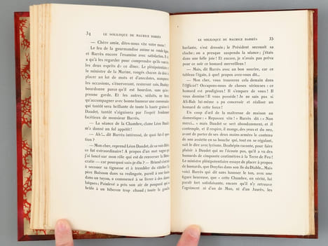 Le soliloque de Maurice Barès. BENJAMIN, René