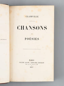 Chansons et poésies