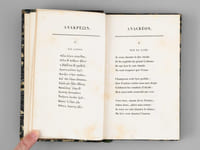 Anacréon, traduction en vers par Charles-Louis Mollevaut, Membre de l'Institut Royal de France [ Suivi de : ] Odes d'Anacréon, traduites en vers par M. Alexis Monregard