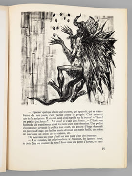 Le Chaos de la Nuit. Lithographies originales de Marti Bas [ Edition originale ]. MONTHERLANT, Henry de ; MARTI BAS