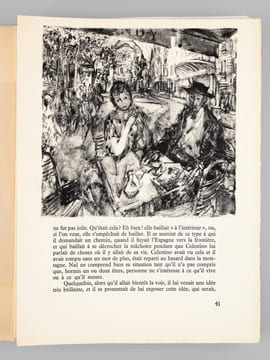 Le Chaos de la Nuit. Lithographies originales de Marti Bas [ Edition originale ]. MONTHERLANT, Henry de ; MARTI BAS