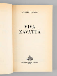 Viva Zavatta  [ Livre dédicacé par l'auteur ]