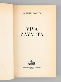 Viva Zavatta  [ Livre dédicacé par l'auteur ]