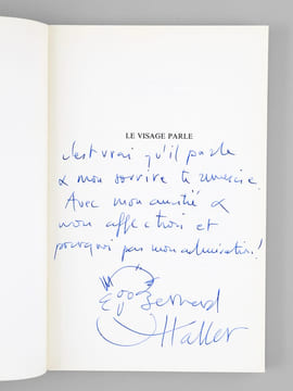 Le visage parle [ Livre dédicacé par l'auteur ]. HALLER, Bernard ; RAMBAUD, Patrick ; WILLIS, Kate (photographies)