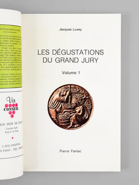 Les dégustations du Grand Jury (Volumes 1 à 5, sous emboîtage commun) : 1. Les grands Bordeaux 1976, Les grands Champagnes 1976 ; 2. Les Grands ...