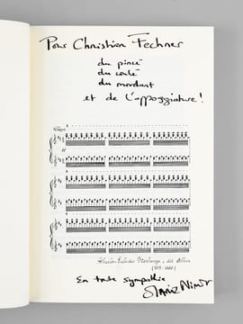 Anatomie d'un choeur - roman [ Livre dédicacé par l'auteur ]. NIMIER, Marie