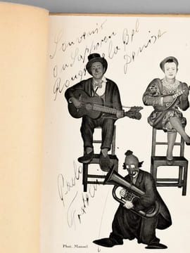 Les Fratellini. Histoire de trois clowns [ Exemplaire dédicacé par Paul Fratellini ]. MARIEL, Pierre ; FRATELLINI, Paolo ; COPEAU, Jacques