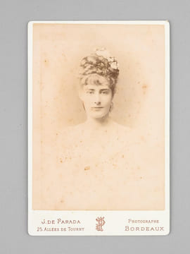 Lot de 43 portraits photographiques anciens sur carton format 10,8 x 16,5 cm, entre 1875 et 1888 dont 9 photographies prises à San Francisco (Taber, ...