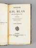 Histoire de Gil Blas de Santillane (4 Tomes - Complet) [ Avec 100 planches hors texte ]. LESAGE ; LE SAGE ; Bornet (ill.) ; Charpentier (ill.) ; ...