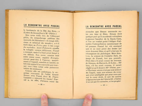La Rencontre avec Pascal suivi de L'isolement de Barrès [ Edition originale - Exemplaire sur Japon ] . MAURIAC, François
