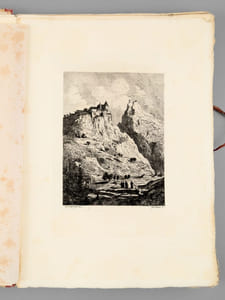 Besançon et la Vallée du Doubs. La Franche-Comté. XXV eaux-fortes par MM. T. Abraham et G. Coindre [ Edition originale ]
