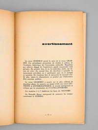Schémas. N° 1 [ Revue ] [ Edition originale ]