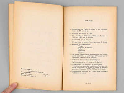 Schémas. N° 1 [ Revue ] [ Edition originale ]
