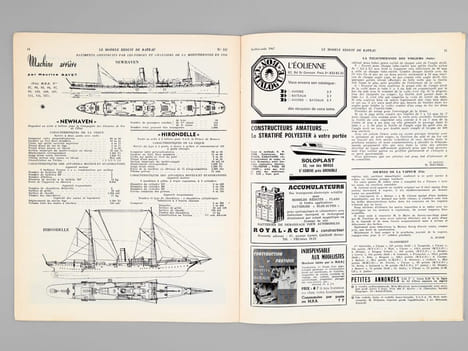 MRB - Le Modèle Réduit de Bateau, revue Bi-mestrielle [ Lot de 144 numéros, de 1947 à 1981 - série discontinue ] numéros 19,35, 54, 55 puis 71 à 144 ...