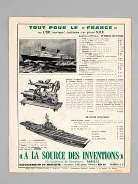 MRB - Le Modèle Réduit de Bateau, revue Bi-mestrielle [ Lot de 144 numéros, de 1947 à 1981 - série discontinue ] numéros 19,35, 54, 55 puis 71 à 144 ...