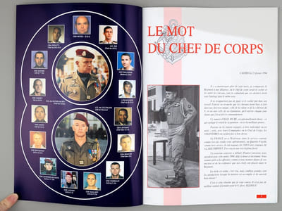 Allo Ancre, Ici Dragon [ Journal trimestriel puis semestriel du 8e RPIMa - Lot de 46 numéros , de 1984 à 2004, complet pour ces 21 années sauf 1er semestre 1997 ]